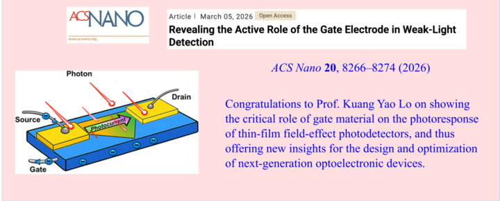 Congratulations to Prof. Kuang Yao Lo